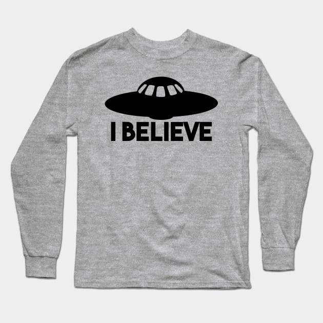 I Believe Long Sleeve T-Shirt by byebyesally